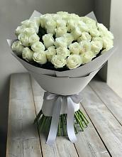 Букет 35 Белых роз #REPLACE_PRED# Новой Чаре