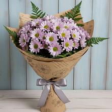 Букет цветов из:  Хризантемы #REPLACE_PRED# Новой Чаре