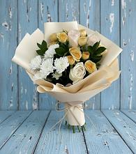 Букет цветов из:  Розы и Хризантемы #REPLACE_PRED# Новой Чаре