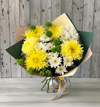 Букет цветов из:  Хризантемы #REPLACE_PRED# Новой Чаре
