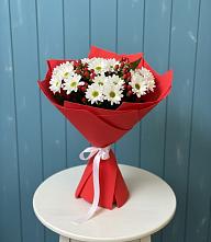 Букет цветов из:  Хризантемы #REPLACE_PRED# Новой Чаре