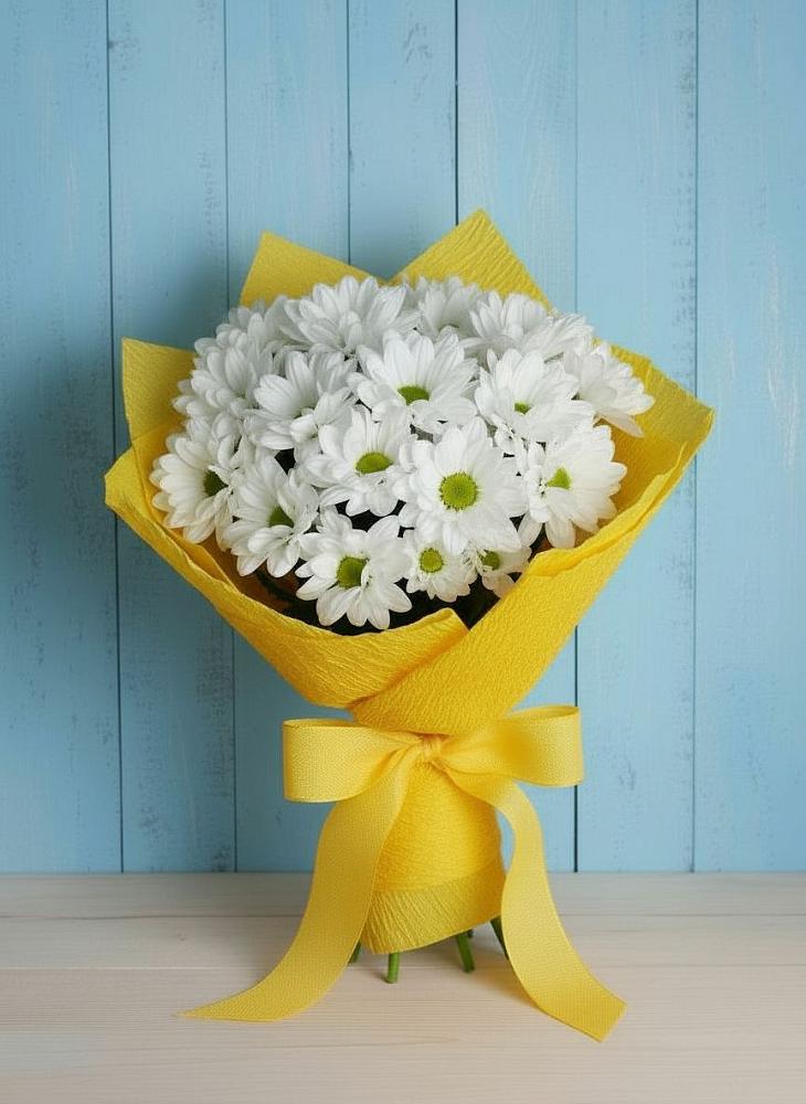 Букет цветов из: Хризантемы в Новой Чаре