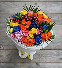 Букет цветов из:  Розы и Хризантемы в Новой Чаре
