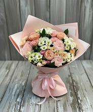 Букет цветов из:  Гвоздики, Розы и Хризантемы в Новой Чаре