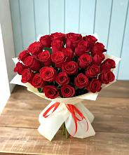 Букет 29 Красных роз #REPLACE_PRED# Новой Чаре
