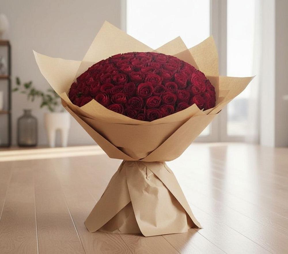 Букет 101 Красная роза в Новой Чаре