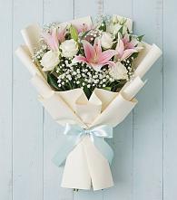 Букет цветов из:  Лилии #REPLACE_PRED# Новой Чаре