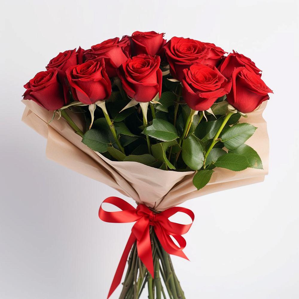 Букет 11 Красных роз Эдлесс Лав в Новой Чаре
